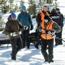 23 March: Crown Prince Haakon attends a rescue exercise with the Norwegian People's Aid (Photo: Scanpix)